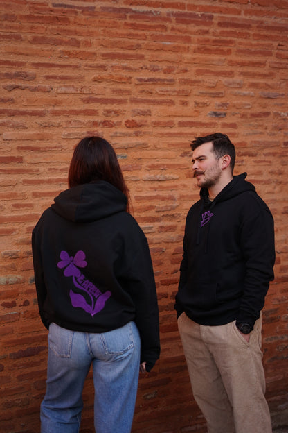 Sweat noir - L-AFLEUR
