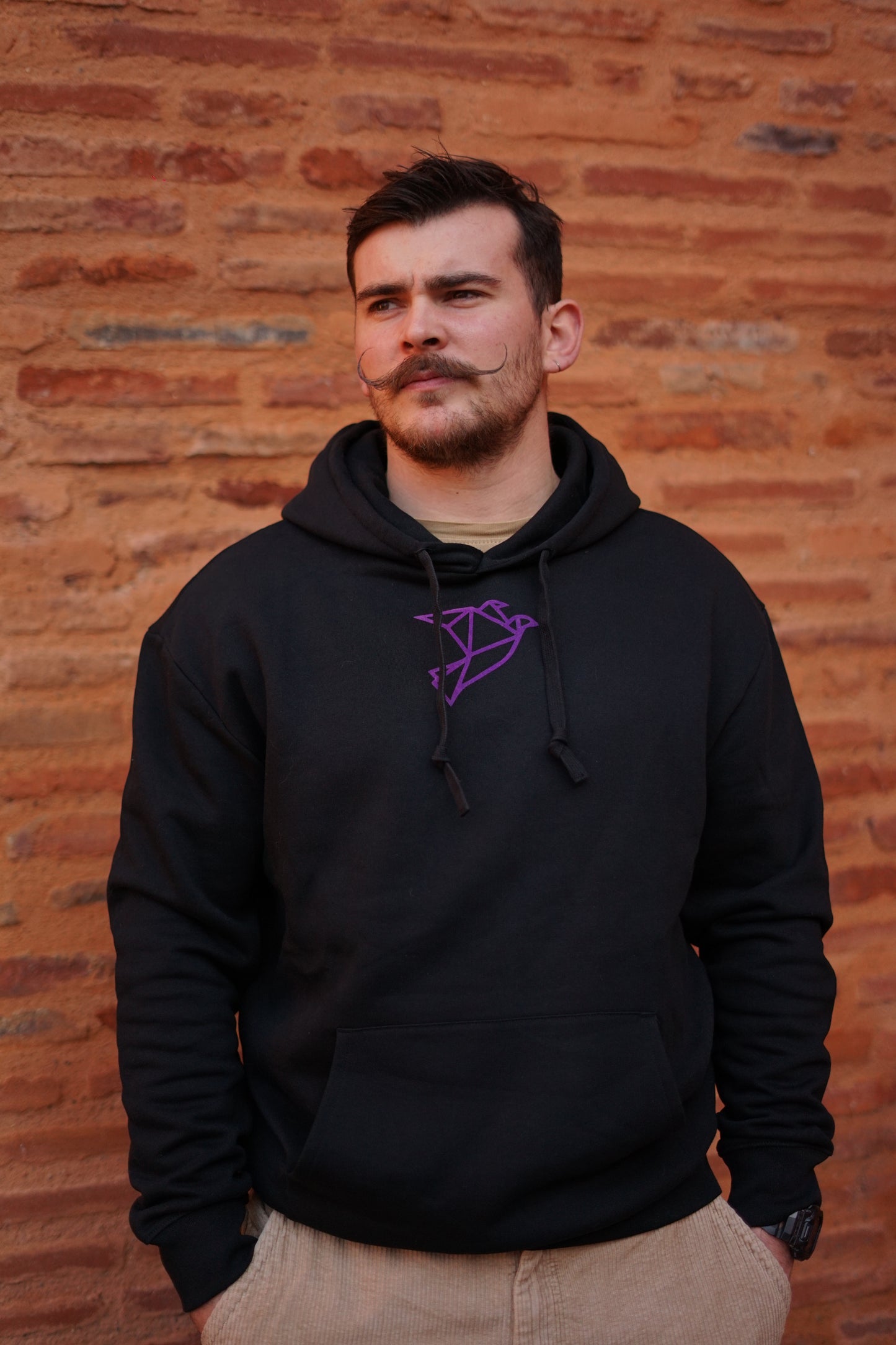 Sweat noir - L-AFLEUR